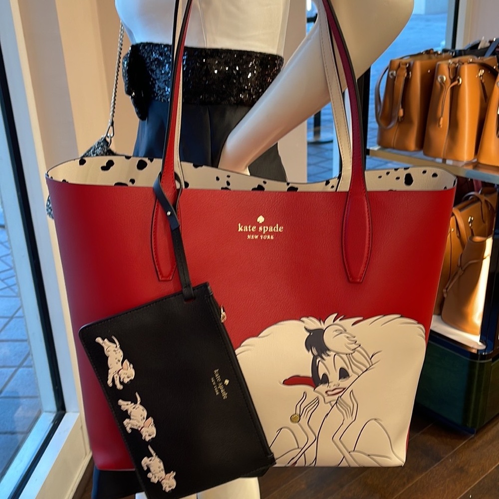 Kate Spade Disney X Kate Spade New York Cruella Tote Bag
Red Multi - Picture 15 of 16